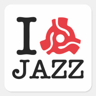 I 45 Adapter Jazz Square Sticker
