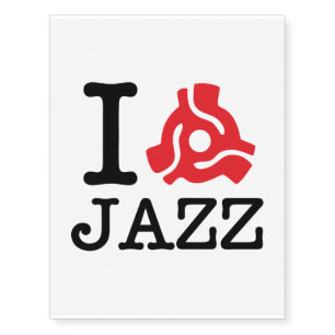 I 45 Adapter Jazz Temporary Tattoos