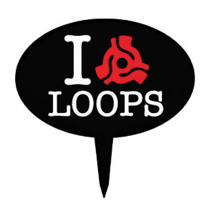 I 45 Adapter Loops Cake Topper