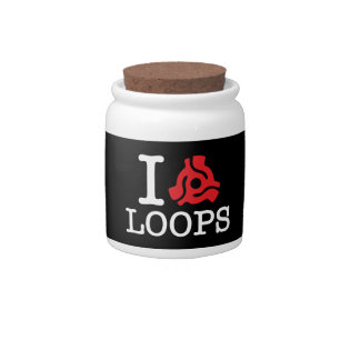 I 45 Adapter Loops Candy Jar