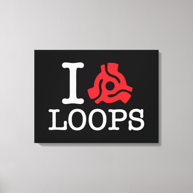 I 45 Adapter Loops Canvas Print (Front)