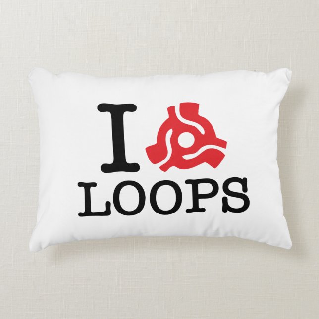 I 45 Adapter Loops Decorative Pillow (Front)