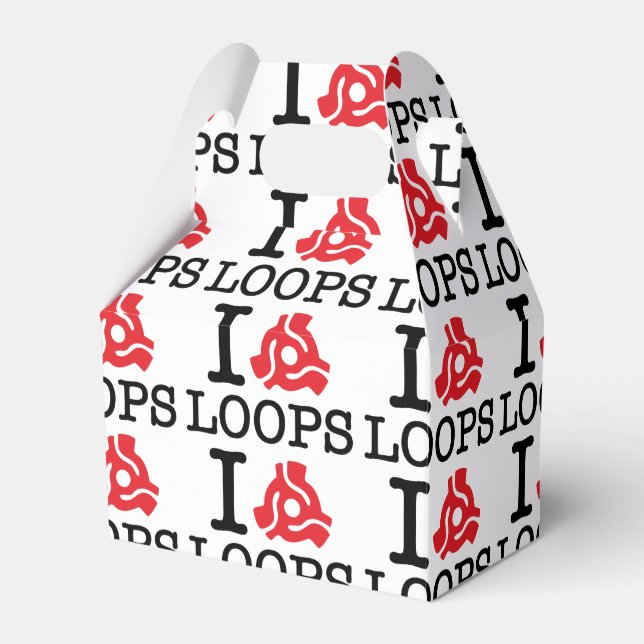 I 45 Adapter Loops Favor Boxes (Front Side)