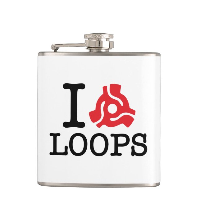 I 45 Adapter Loops Hip Flask (Front)