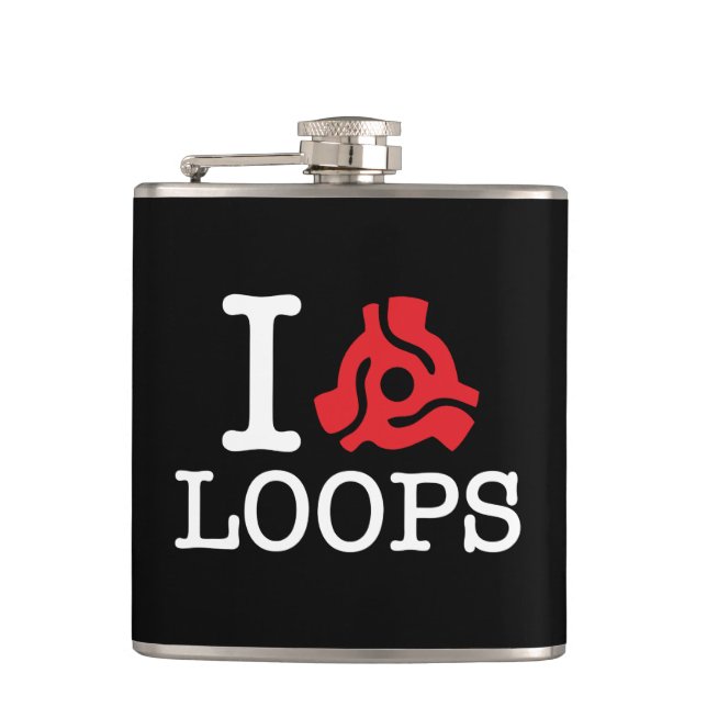 I 45 Adapter Loops Hip Flask (Front)