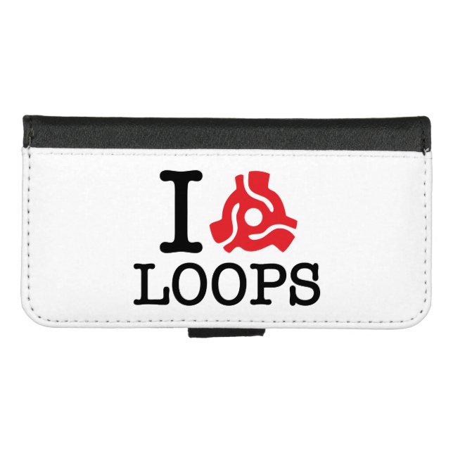 I 45 Adapter Loops iPhone Wallet Case (Front (Horizontal))