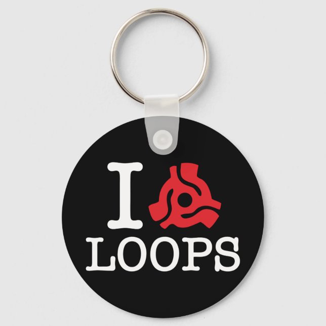 I 45 Adapter Loops Keychain (Front)