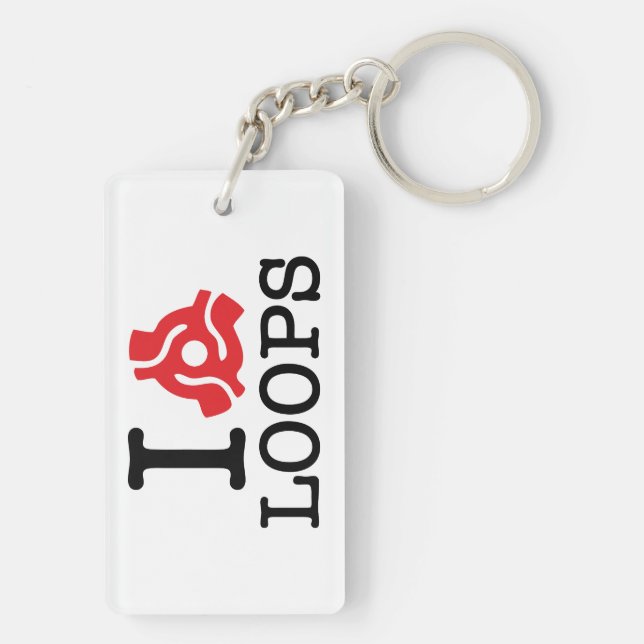 I 45 Adapter Loops Keychain (Back)