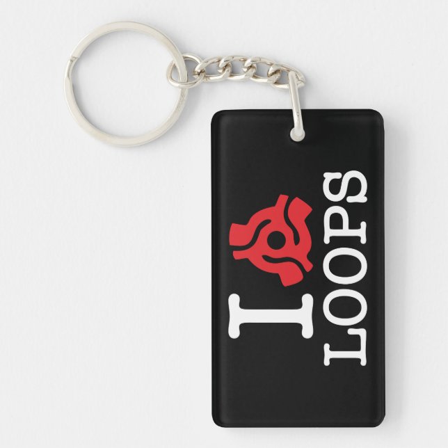 I 45 Adapter Loops Keychain (Front)