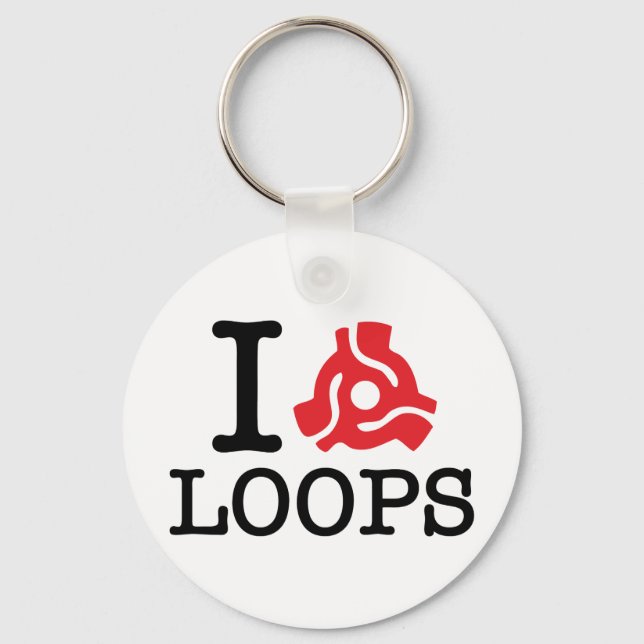 I 45 Adapter Loops Keychain (Front)