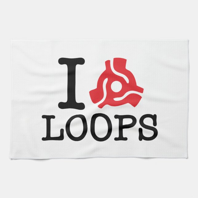 I 45 Adapter Loops Kitchen Towel (Horizontal)