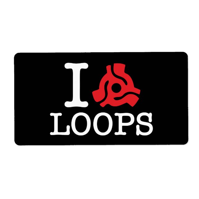I 45 Adapter Loops Label (Front)