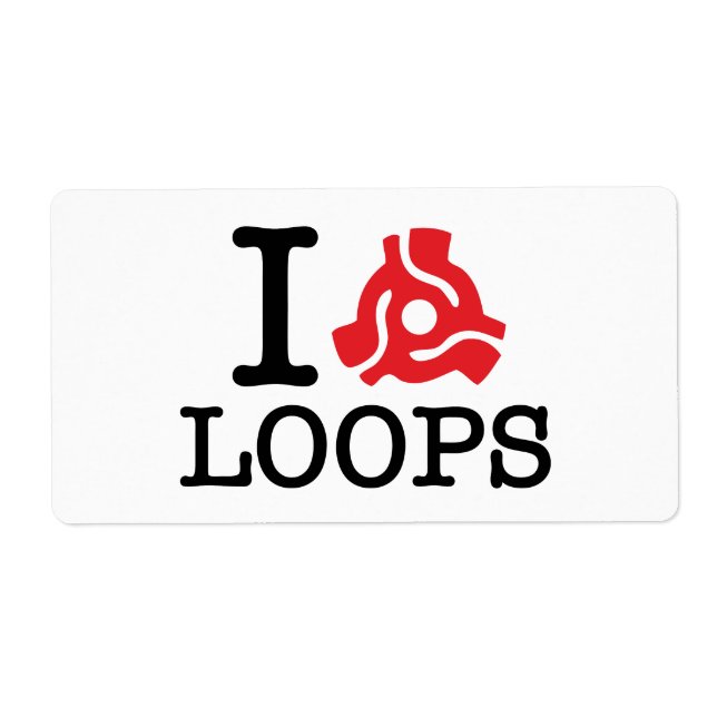 I 45 Adapter Loops Label (Front)