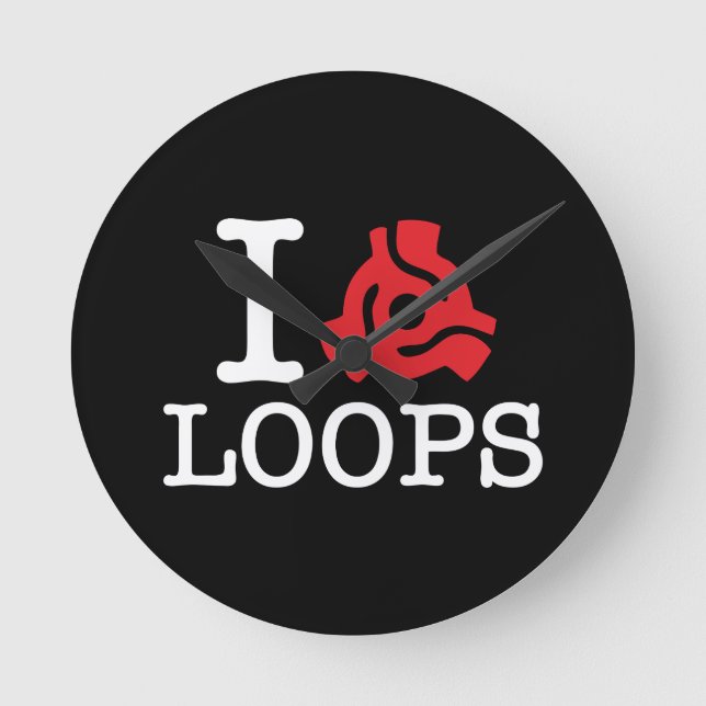 I 45 Adapter Loops Round Clock (Front)
