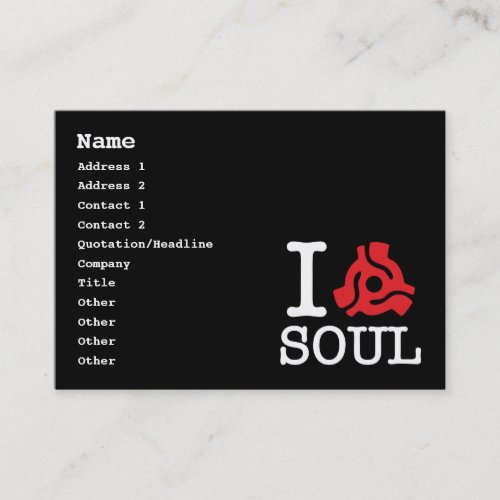 I 45 Adapter Soul Business Card
