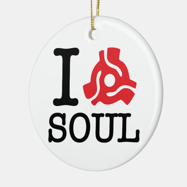 I 45 Adapter Soul Ceramic Ornament (Left)