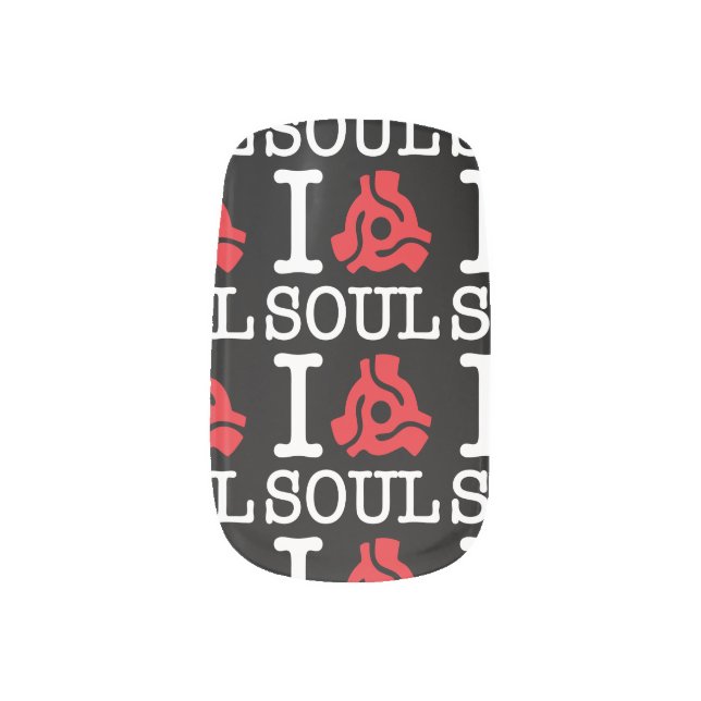I 45 Adapter Soul Minx Nail Art (Left Thumb)