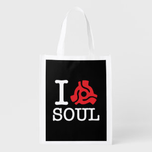 I 45 Adapter Soul Reusable Grocery Bag