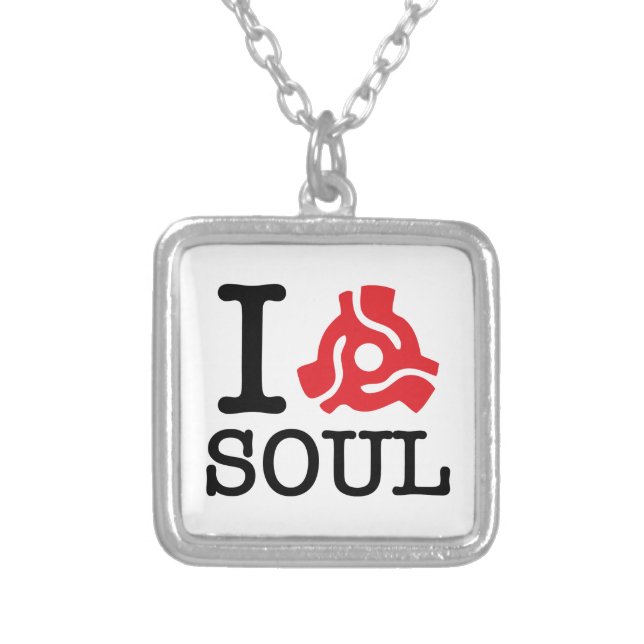 I 45 Adapter Soul Silver Plated Necklace (Front)