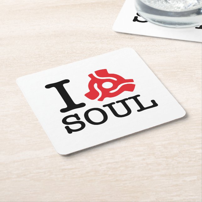I 45 Adapter Soul Square Paper Coaster (Angled)