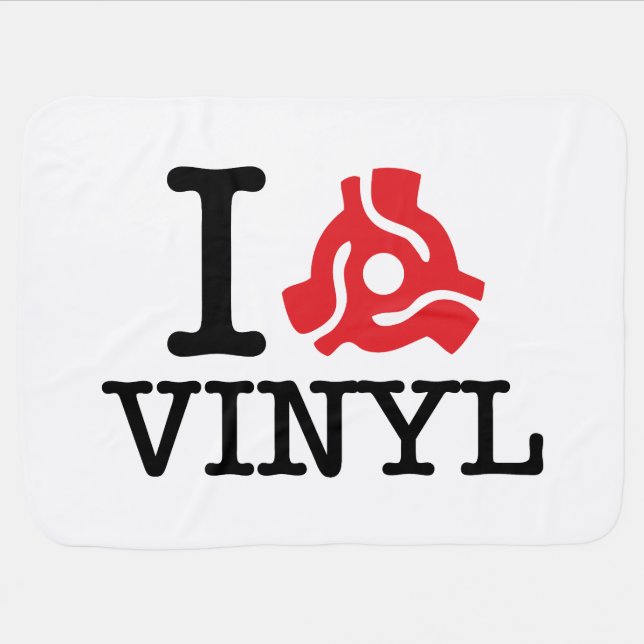I 45 Adapter Vinyl Baby Blanket (Horizontal)