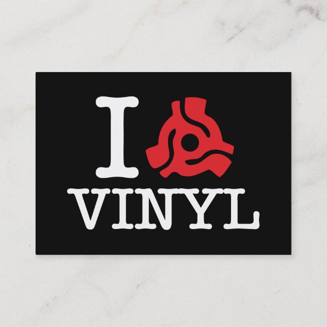 I 45 Adapter Vinyl Business Card (Back)