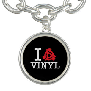 I 45 Adapter Vinyl Charm Bracelet