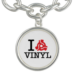I 45 Adapter Vinyl Charm Bracelet