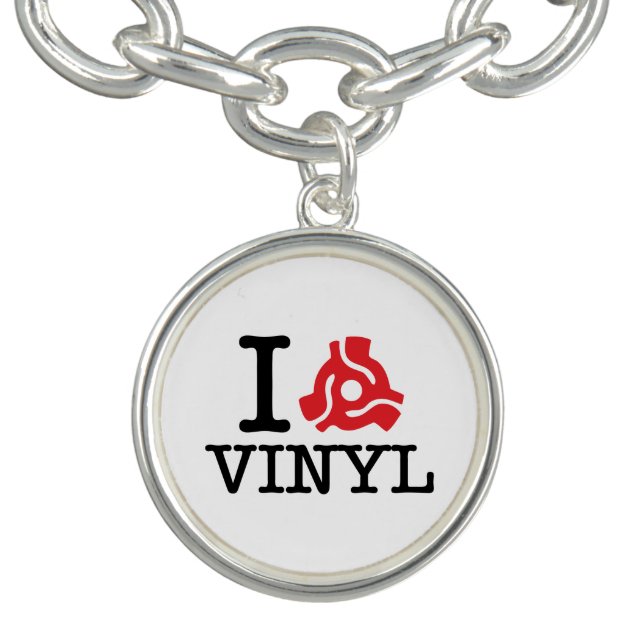 I 45 Adapter Vinyl Charm Bracelet (Design)