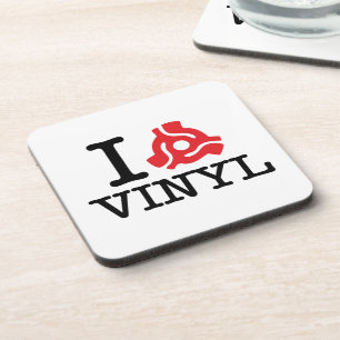 I 45 Adapter Vinyl Coaster