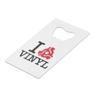 I 45 Adapter Vinyl Credit Card Bottle Opener