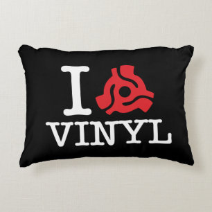 I 45 Adapter Vinyl Decorative Pillow