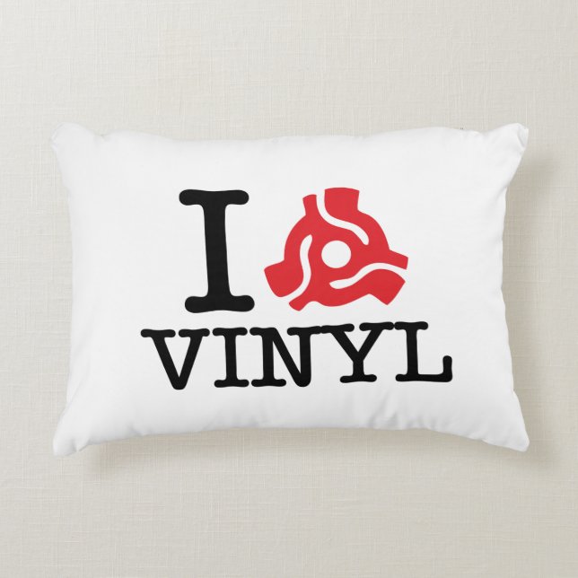 I 45 Adapter Vinyl Decorative Pillow (Front)