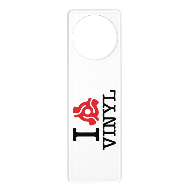 I 45 Adapter Vinyl Door Hanger (Front)