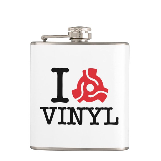 I 45 Adapter Vinyl Flask (Front)