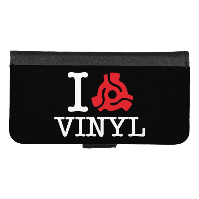 I 45 Adapter Vinyl iPhone Wallet Case (Front (Horizontal))