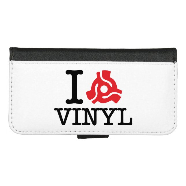 I 45 Adapter Vinyl iPhone Wallet Case (Front (Horizontal))