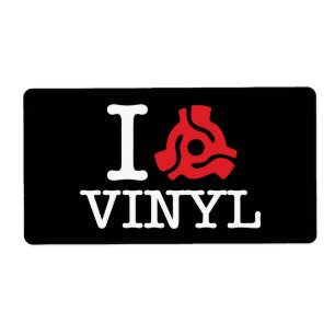 I 45 Adapter Vinyl Label