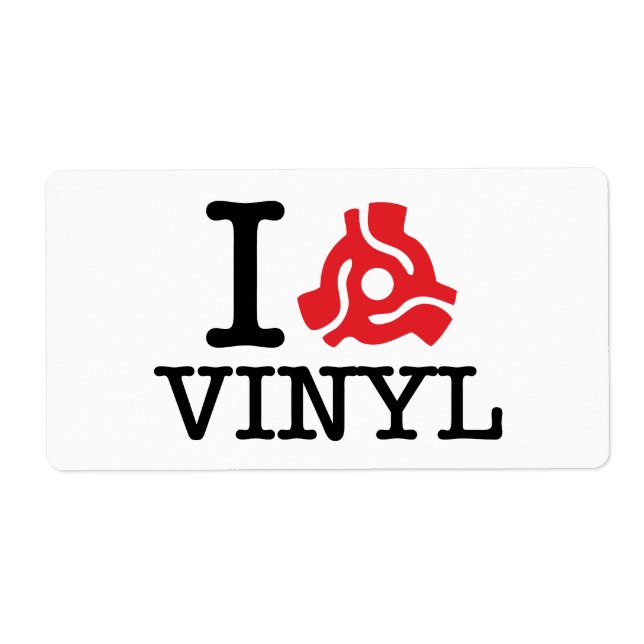 I 45 Adapter Vinyl Label (Front)