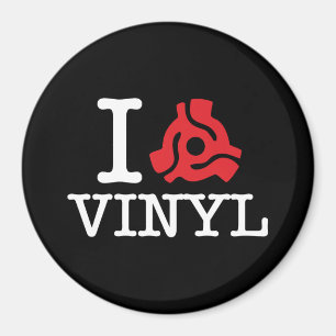 I 45 Adapter Vinyl Magnet