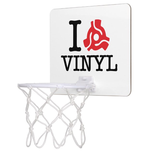 I 45 Adapter Vinyl Mini Basketball Hoop (Left)