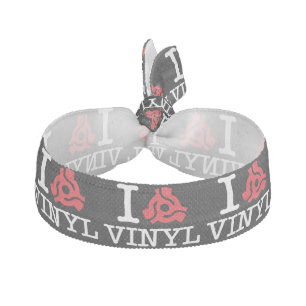 I 45 Adapter Vinyl Ribbon Hair Tie