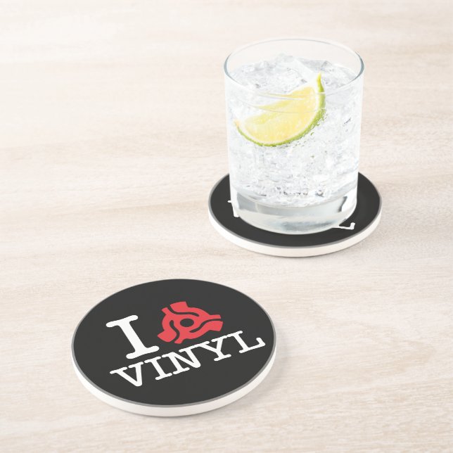 I 45 Adapter Vinyl Sandstone Coaster (Side)