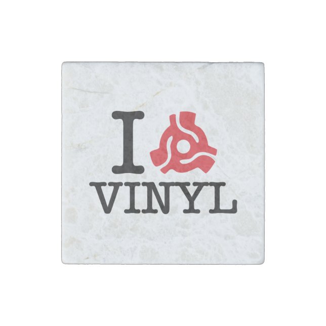 I 45 Adapter Vinyl Stone Magnet (Front)