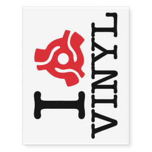 I 45 Adapter Vinyl Temporary Tattoos