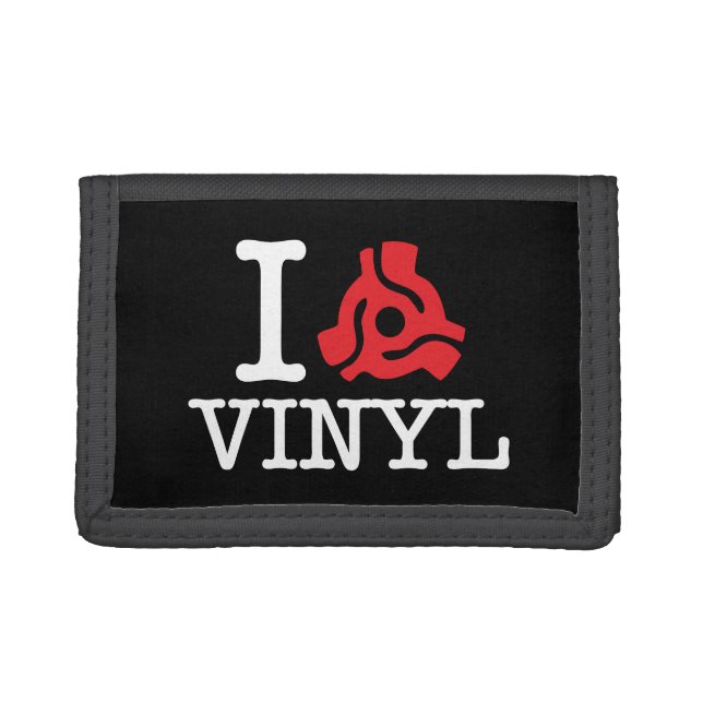 I 45 Adapter Vinyl Tri-fold Wallet (Front)