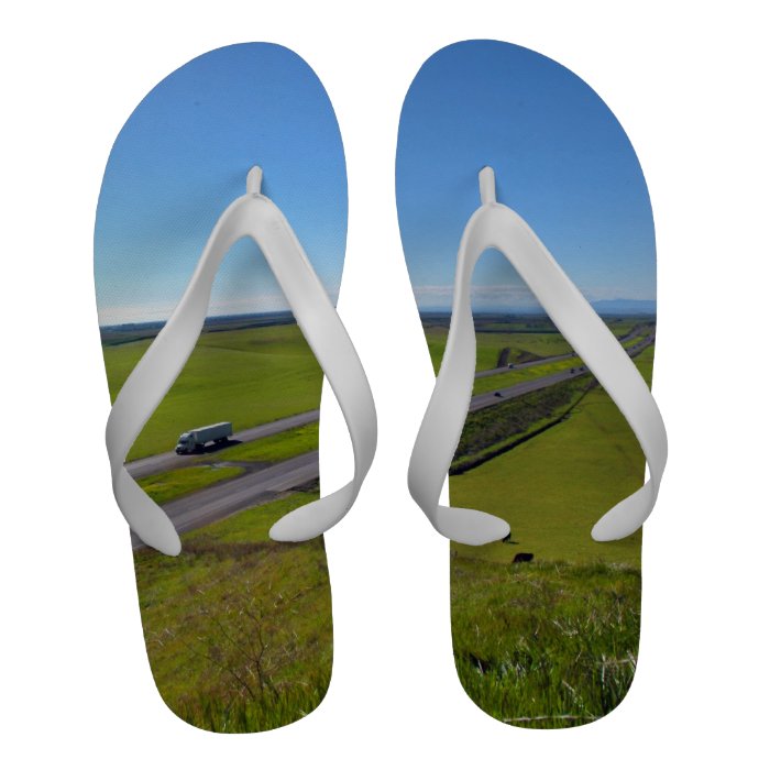 I 5 San Joaquin Valley, Central California Flip Flops