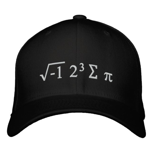 i 8 sum pi - I Ate Some Pi Funny Math Hat (Front)