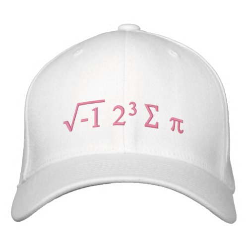 i 8 sum pi _ I Ate Some Pi Funny Math Joke Embroidered Baseball Cap