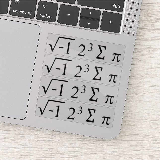 i 8 sum pi - I Ate Some Pie - Funny Math Formula Sticker (Detail)